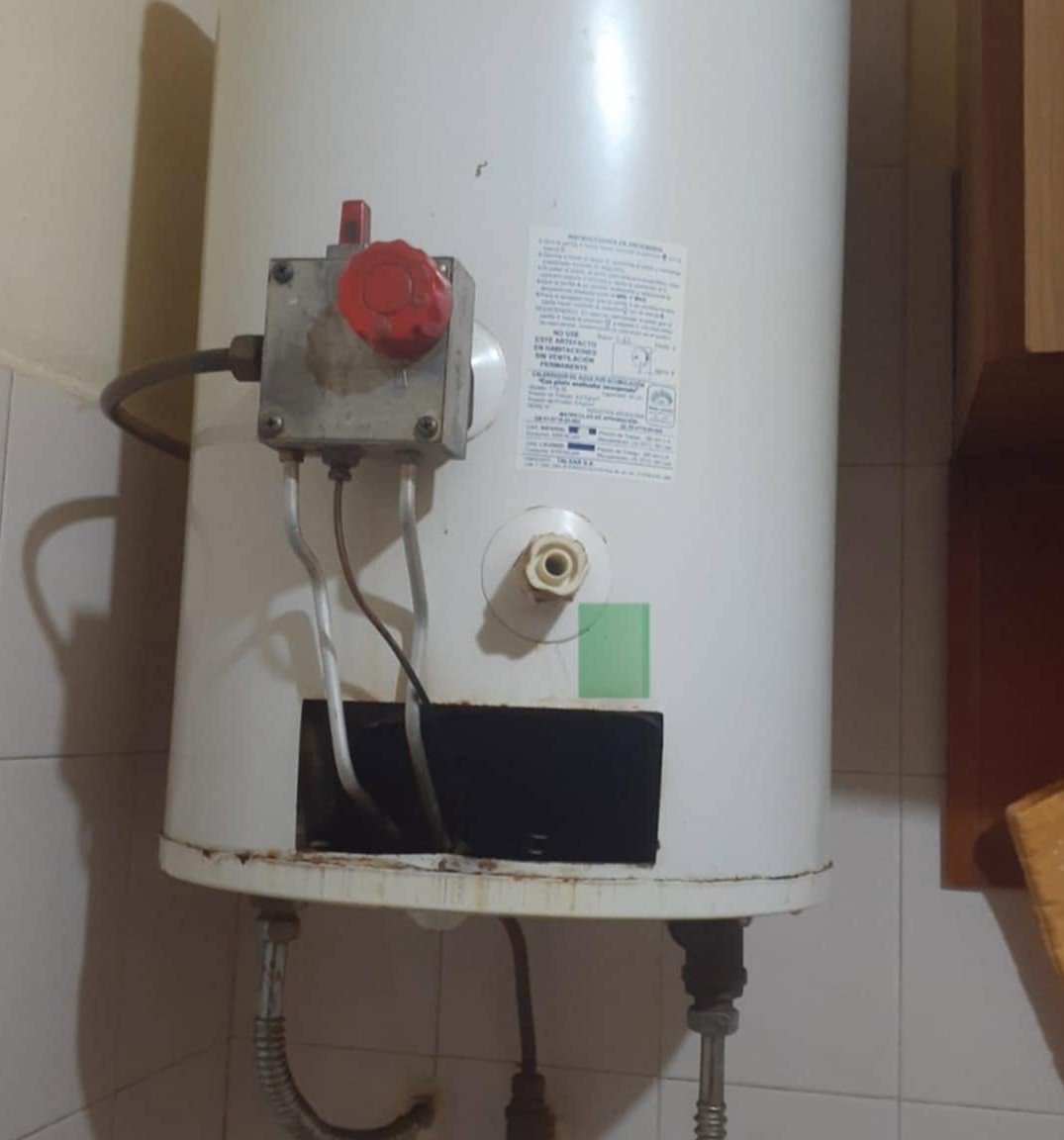 Instalación de termotanque